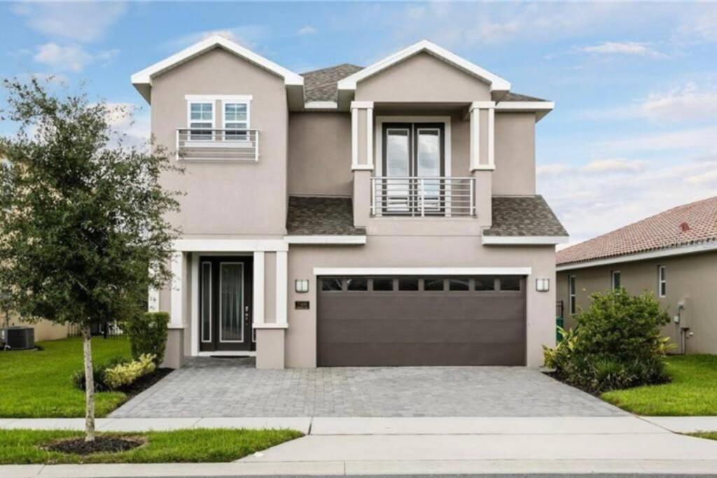 Luxurious Modern Villa Near Disney With Theater, Pool And Spa In Encore Resort At Reunion 奥兰多 外观 照片